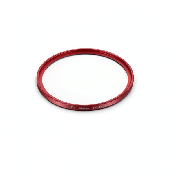 Pavo 62mm MC Aluminum Red Camera Filter DSLR Photography-1