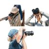 Pavo Camera Wrist Strap Fiber Black Brown Dark Green-5