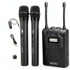 Movo Wireless Microphone Kit UHF 330ft Range Content-0