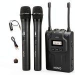 Movo Wireless Microphone Kit UHF 330ft Range Content-0