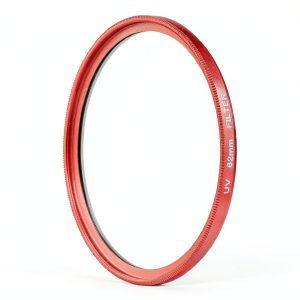 Pavo 62mm MC Aluminum Red Camera Filter DSLR Photography-0