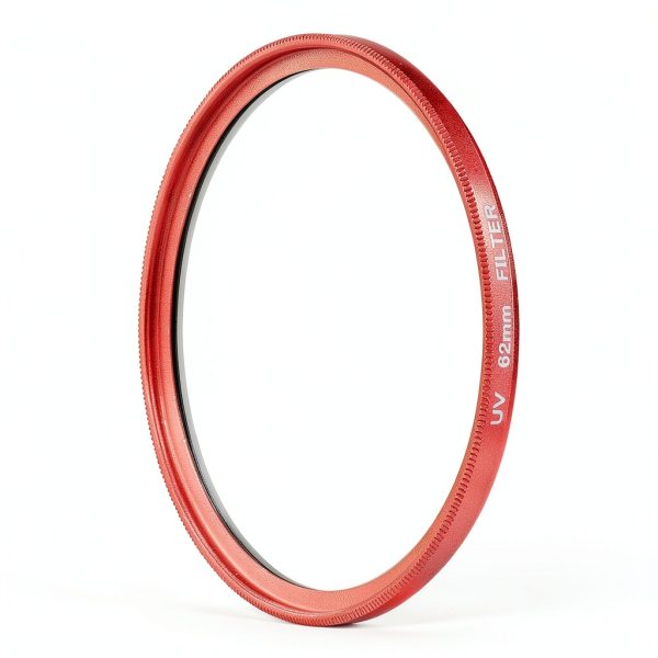Pavo 62mm MC Aluminum Red Camera Filter DSLR Photography-0