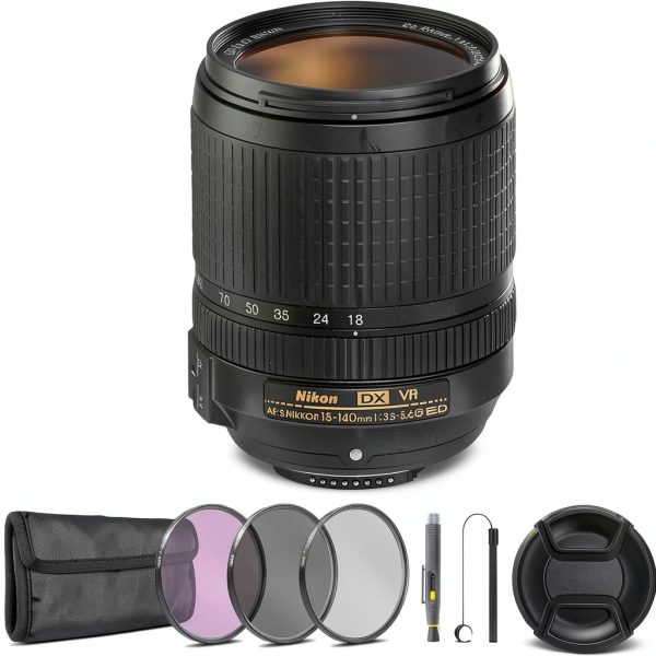 Nikon 18-140mm VR Lens Compact Zoom for Travel Photography-0
