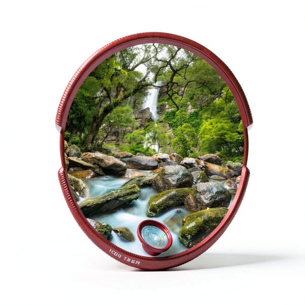 MC Alum Red 58mm Camera Filter Ultra Slim Aluminum Alloy-3