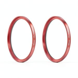 MC Alum Red 55mm Ultra Slim Camera Filter 2Pcs-0