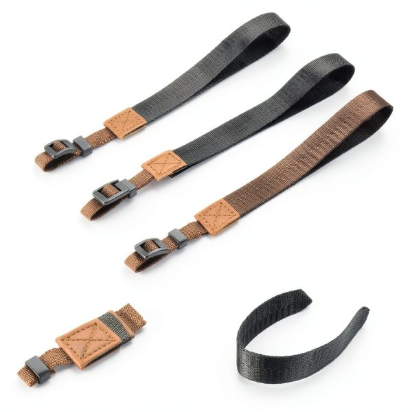 Pavo Camera Wrist Strap Nylon Adjustable Black Brown Gray-2