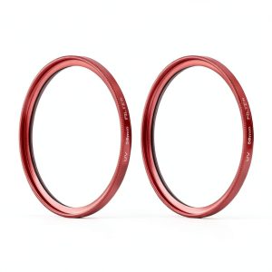 MC Alum Red 58mm Camera Filter Ultra Slim Aluminum Alloy-0
