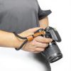 Pavo Camera Wrist Strap Fiber Black Brown Dark Green-3