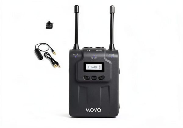 Movo Wireless Microphone Kit UHF 330ft Range Content-3