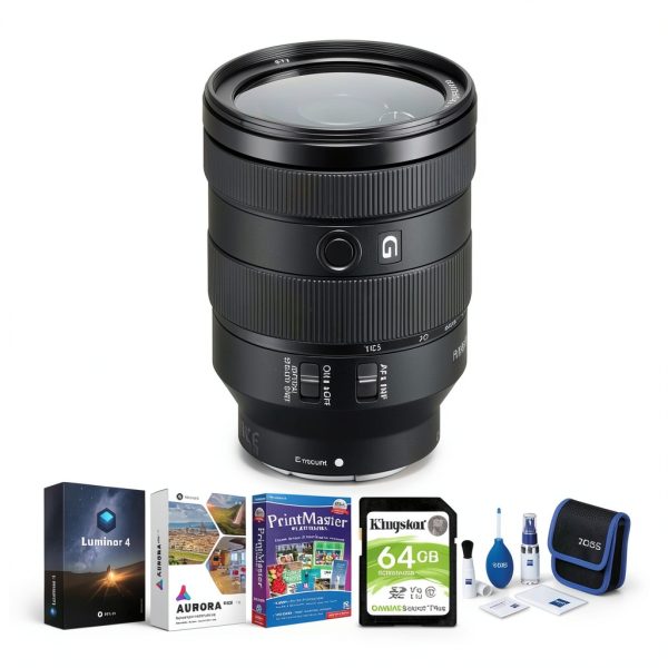 Sony FE 24-105mm f/4 G OSS Lens Full Frame E Mount Bundle-1