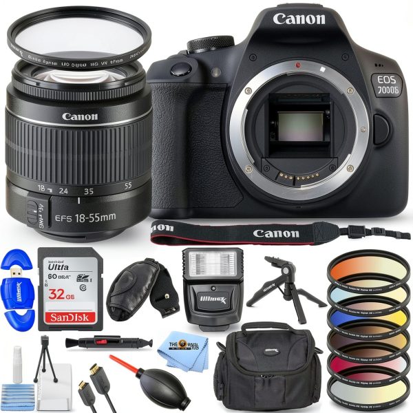 Canon EOS 2000D DSLR Camera 24MP Sensor Wi-Fi Bundle-0