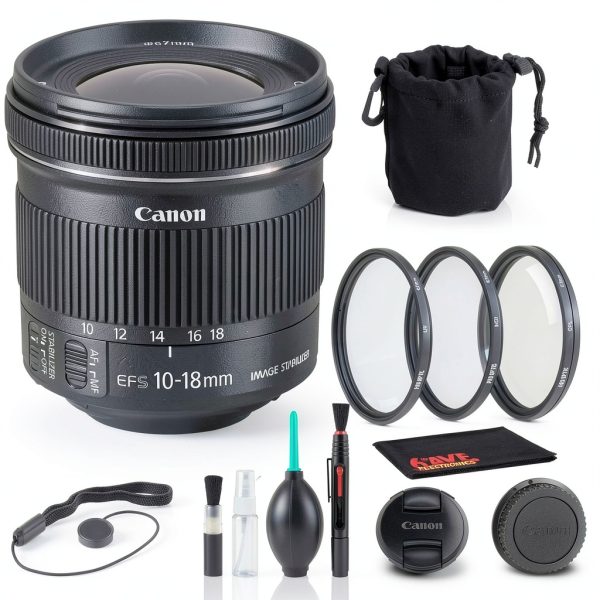 Canon EF S 10 18mm Lens Wide Angle Zoom STM Image Stabilizer-1