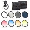 Neewer 58mm Camera Lens Filter Kit CPL ND32 Star Phone Clip-7