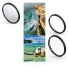 Neewer 58mm Camera Lens Filter Kit CPL ND32 Star Phone Clip-2