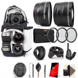 Vivitar 58mm Accessory Kit for Canon EOS Rebel Cameras-0
