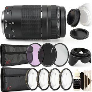 Canon EF 75 300mm Lens Telephoto Zoom OIS Full Frame-0