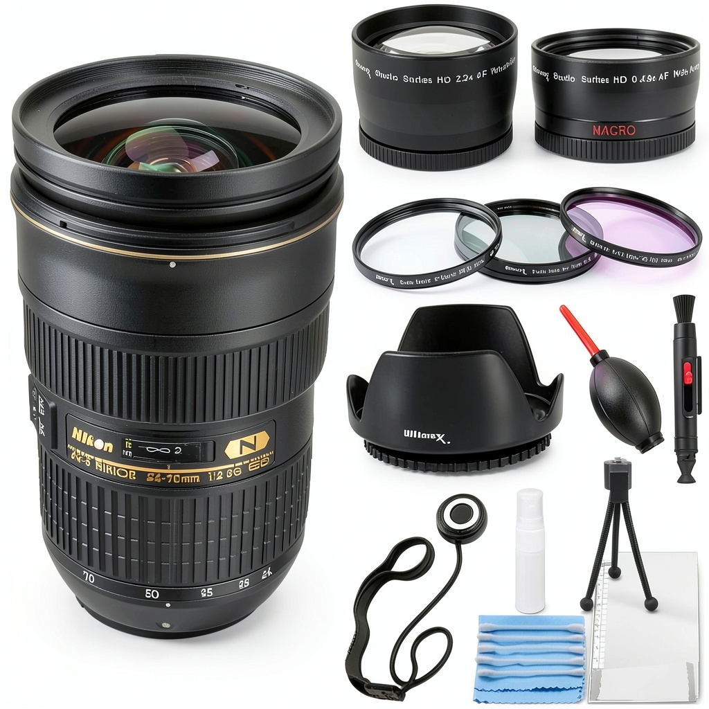 Nikon 24-70mm f/2.8G ED lens mounted on a DSLR camera