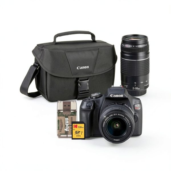 Canon EOS Rebel T7 DSLR Camera Bundle with Zoom Lens-0