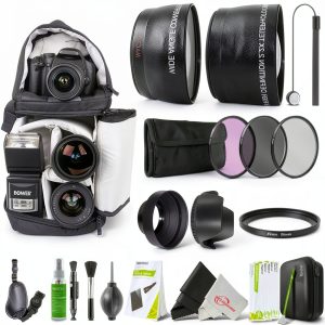 Vivitar 49mm Accessory Kit for Canon EOS R Black-0