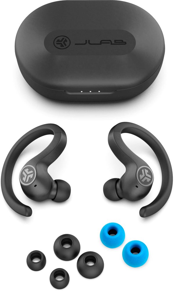 JLab Refurbished JBuds Air Sport True Wireless Earbuds Black-2